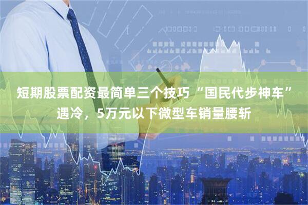短期股票配资最简单三个技巧 “国民代步神车”遇冷，5万元以下微型车销量腰斩